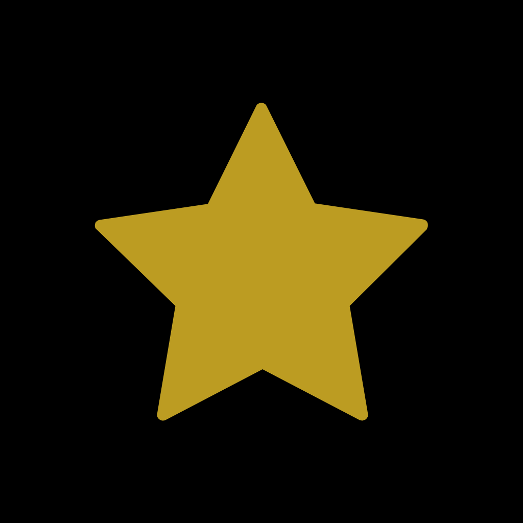 Golden star badge with black border and black ribbon that reads 'Top Performer'