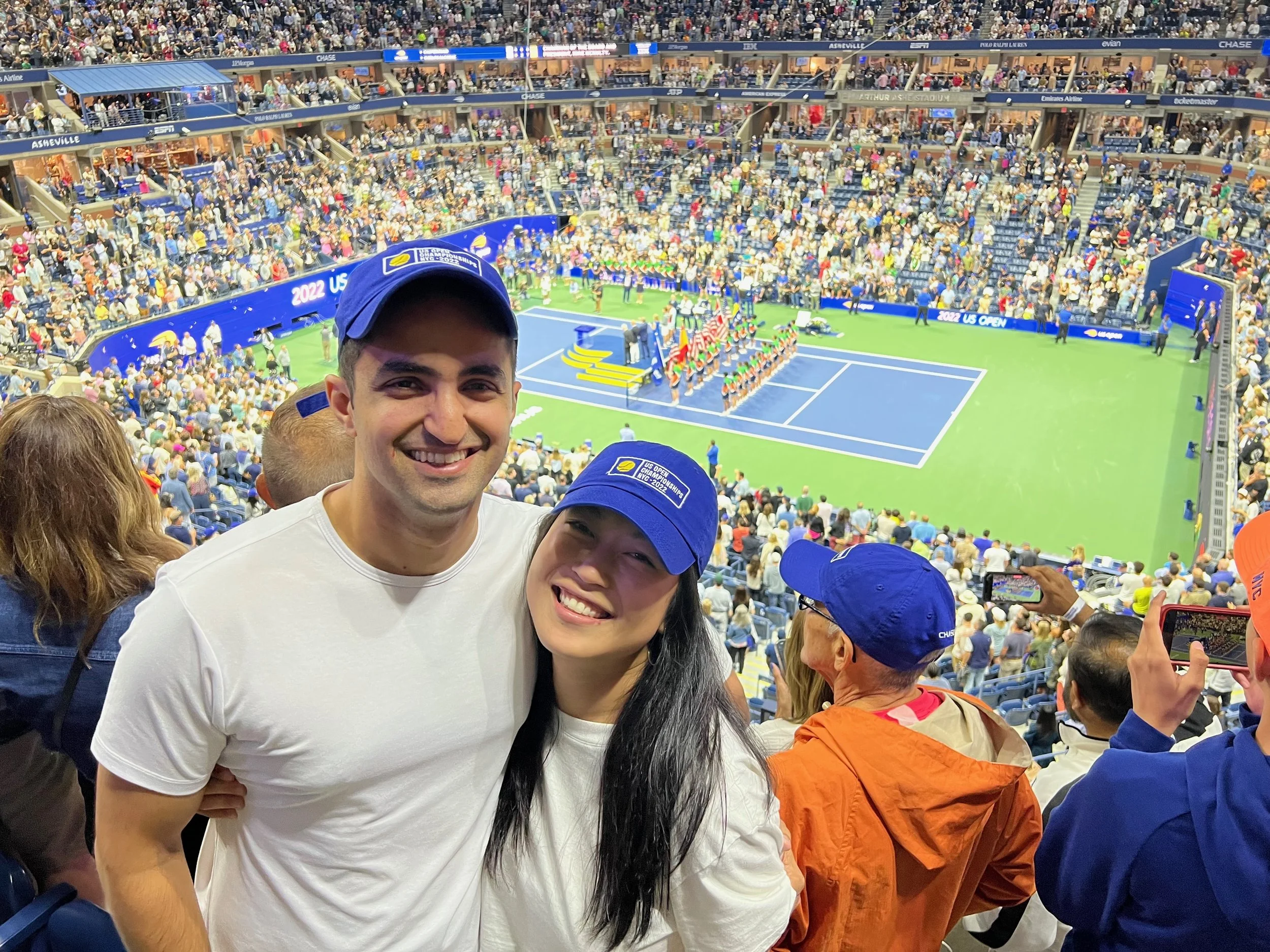 Sandesh shared his love of tennis with Cass, which she has also grown to love. Our first US Open final was where we (and the rest of the world) fell in love with Carlitooooooo