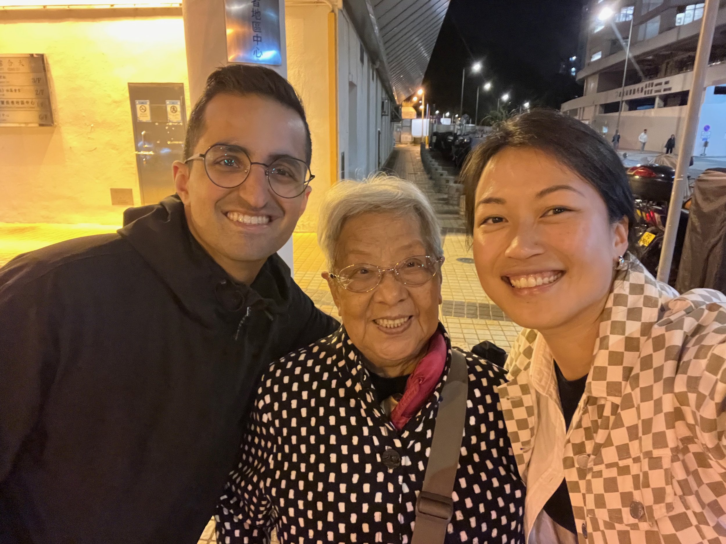 Sandesh came to Hong Kong for a night to meet Cass' grandma. Despite the language barrier, it was a really fun day filled with laughs and emotional connection.