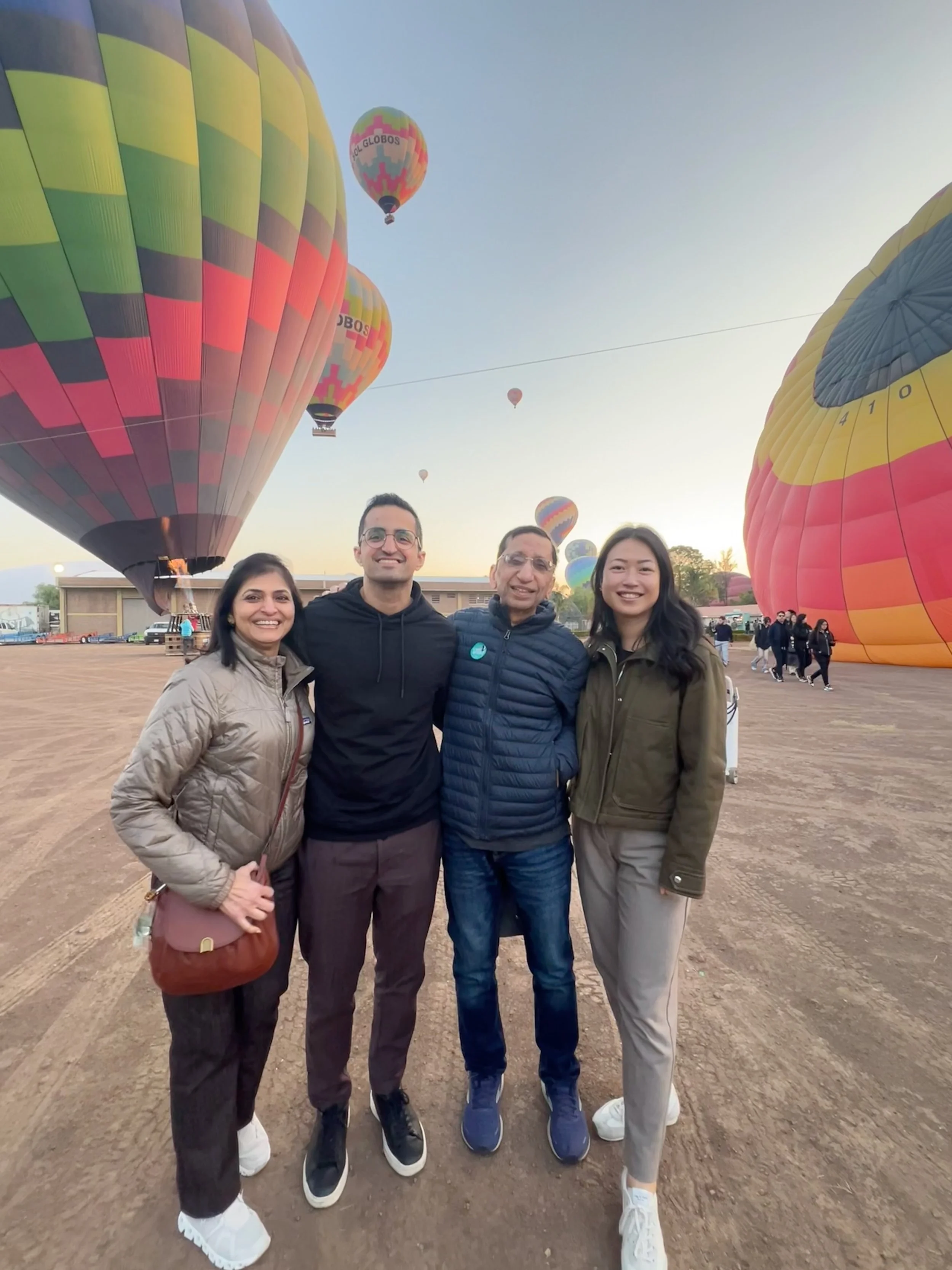 Cass' first family vacation with Sandesh's family was in Mexico City, where we showed them our favorite parts of the city, had really great food, and flew in hot air balloons!
