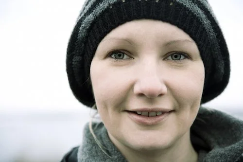 woman smiling