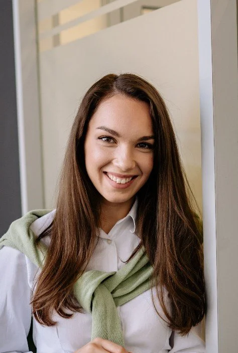 woman smiling