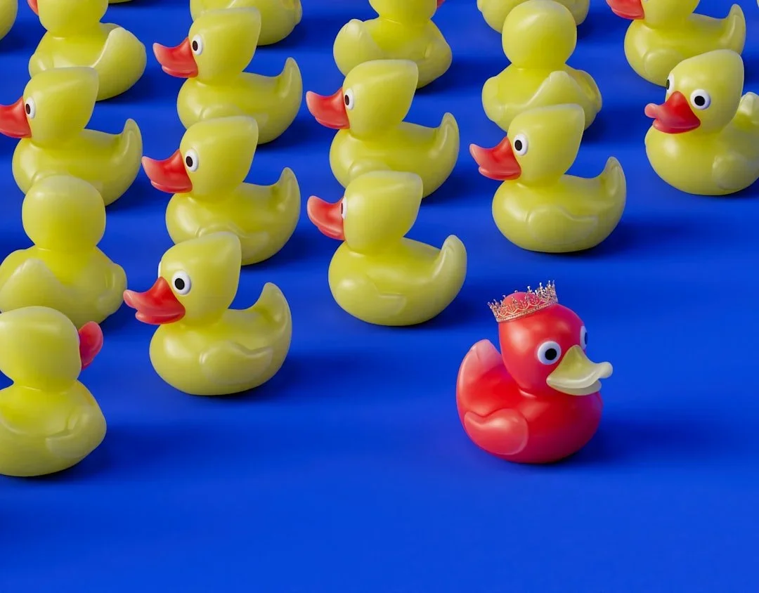 rubber ducks