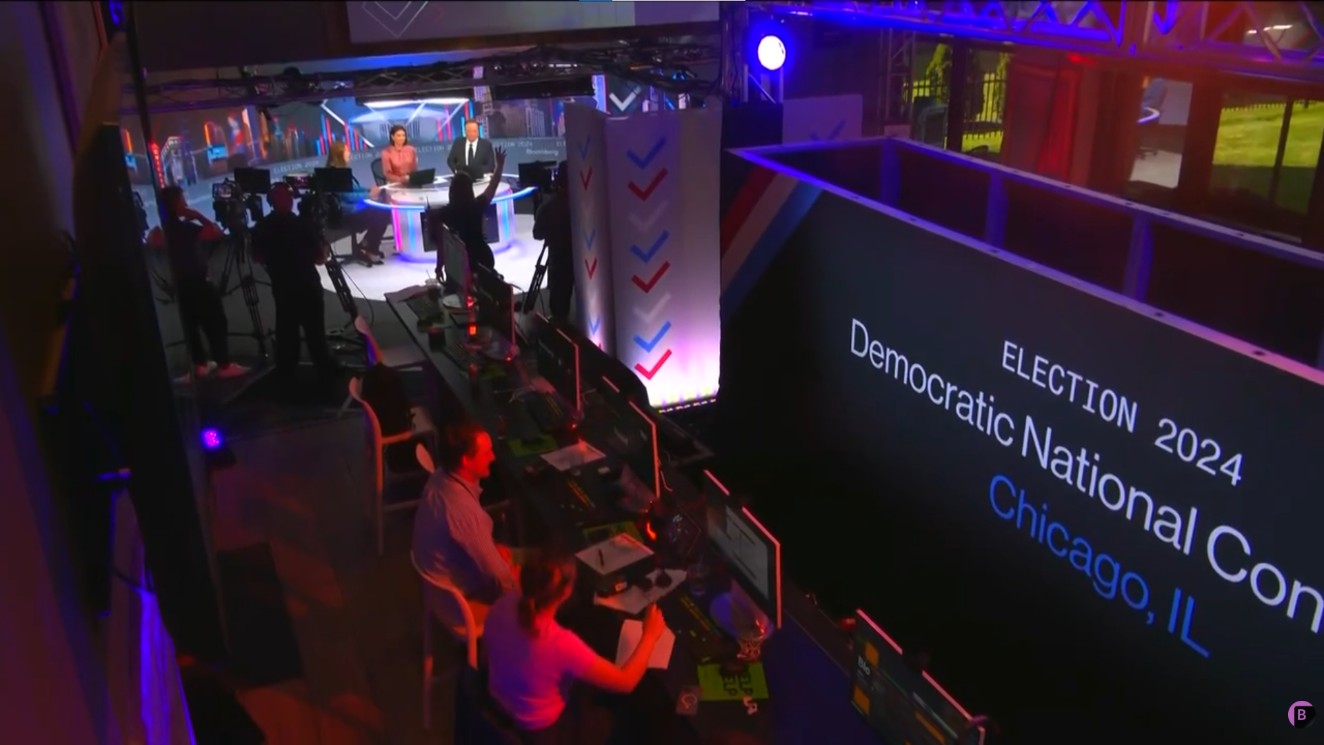 Bloomberg's Balance of Power DNC 2024: Lighting Programmer and BBE