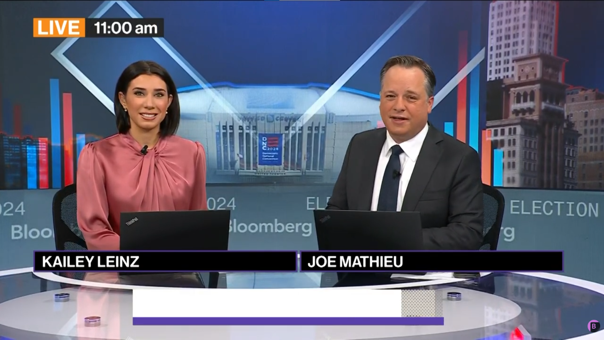 Bloomberg's Balance of Power DNC 2024: Lighting Programmer and BBE