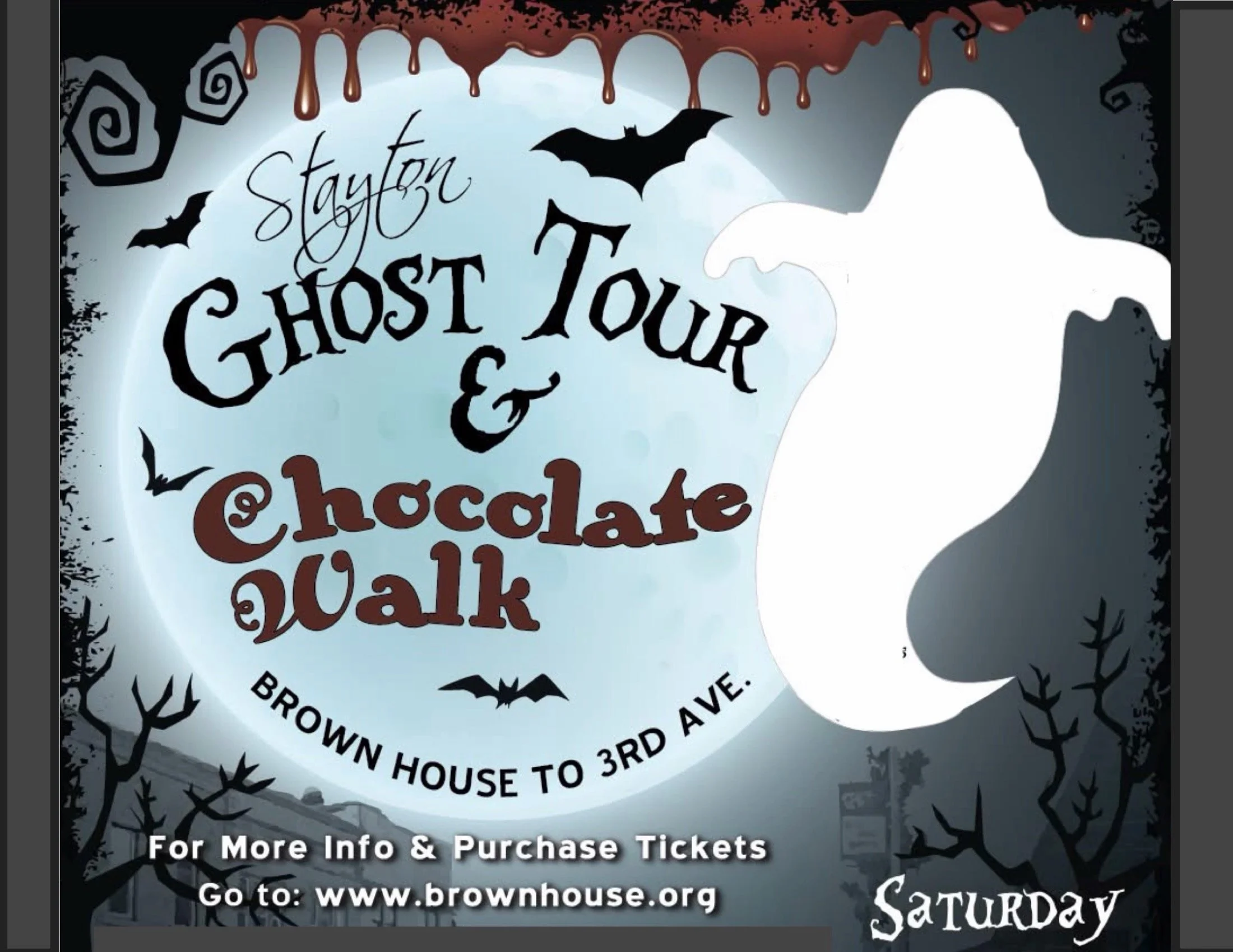 Ghost Tour and Chocolate Walk by the Brown House