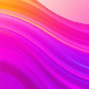 Abstract digital background with pink, purple, and orange flowing waves.