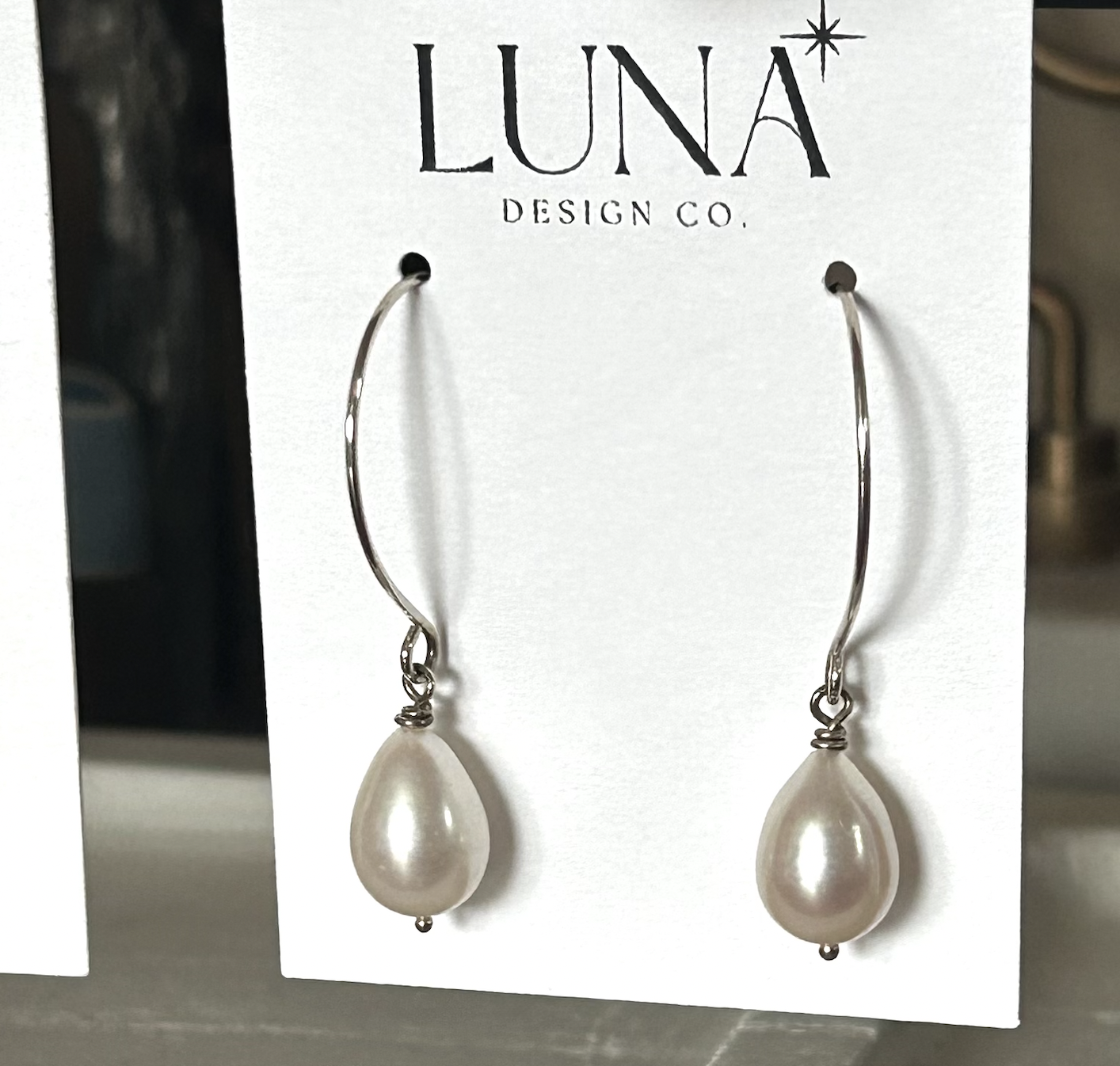 Ivory Pearl Drop Earrings