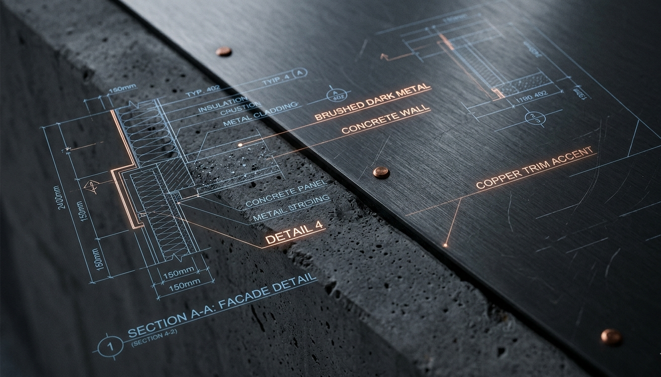 Construction planning and architectural detail for project execution imagery