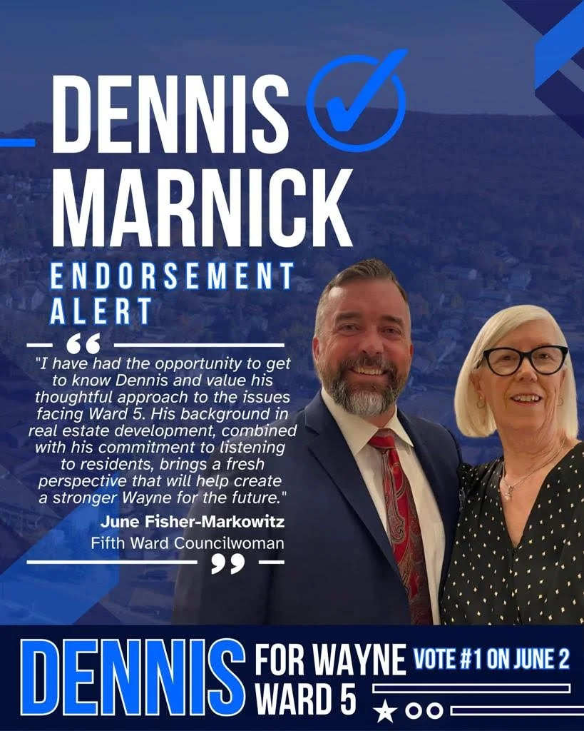 June Fisher-Markowitz endorsing Dennis Marnick