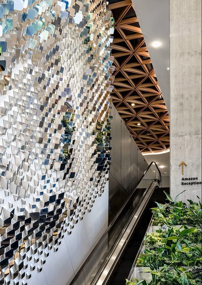 2023, "Silver Lining," Amazon Headquarters 2
Metropolitan Park, Arlington, VA.

My Role: Designer & Fabricator at Rob Ley Studio