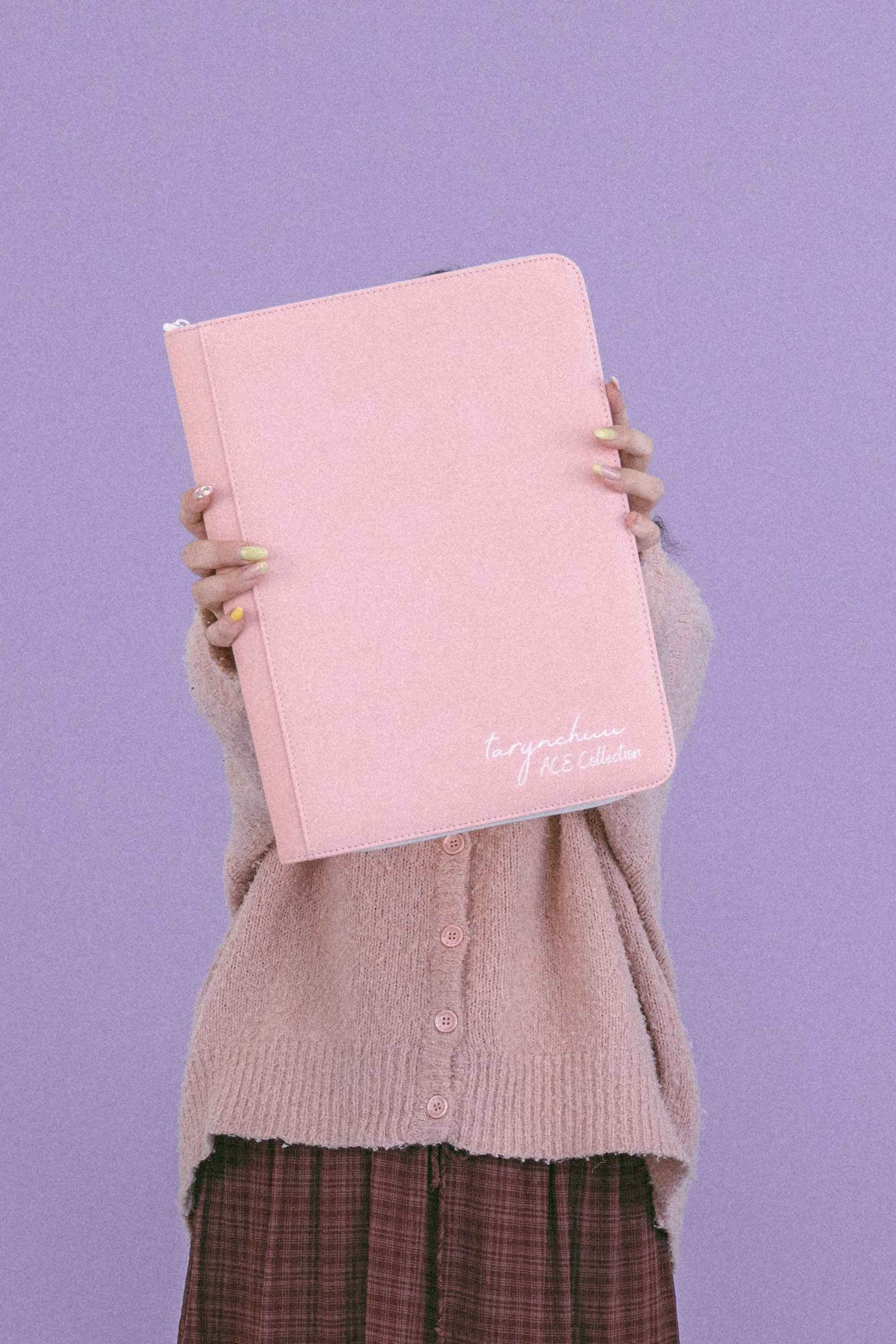 PREORDER 9 Pocket Blush Binder- White Pages