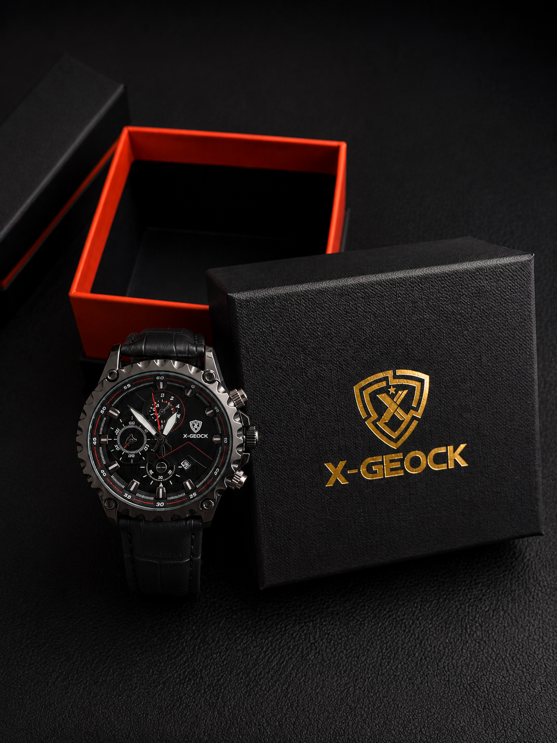 X-GEQCK Luxury Sport Stainless Steel Watch