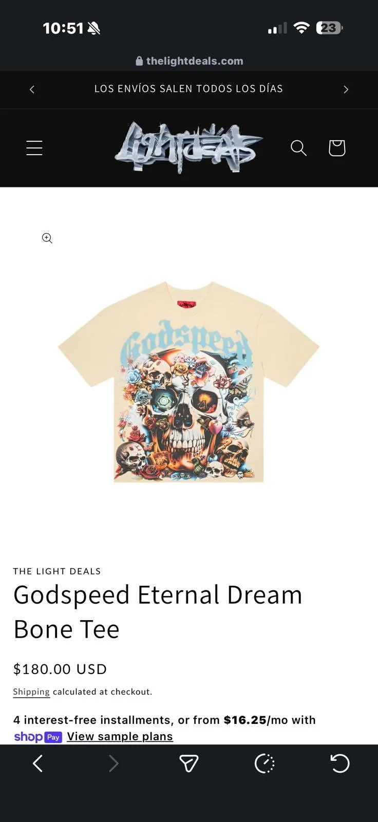 Godspeed Eternal Dream Bone Tee