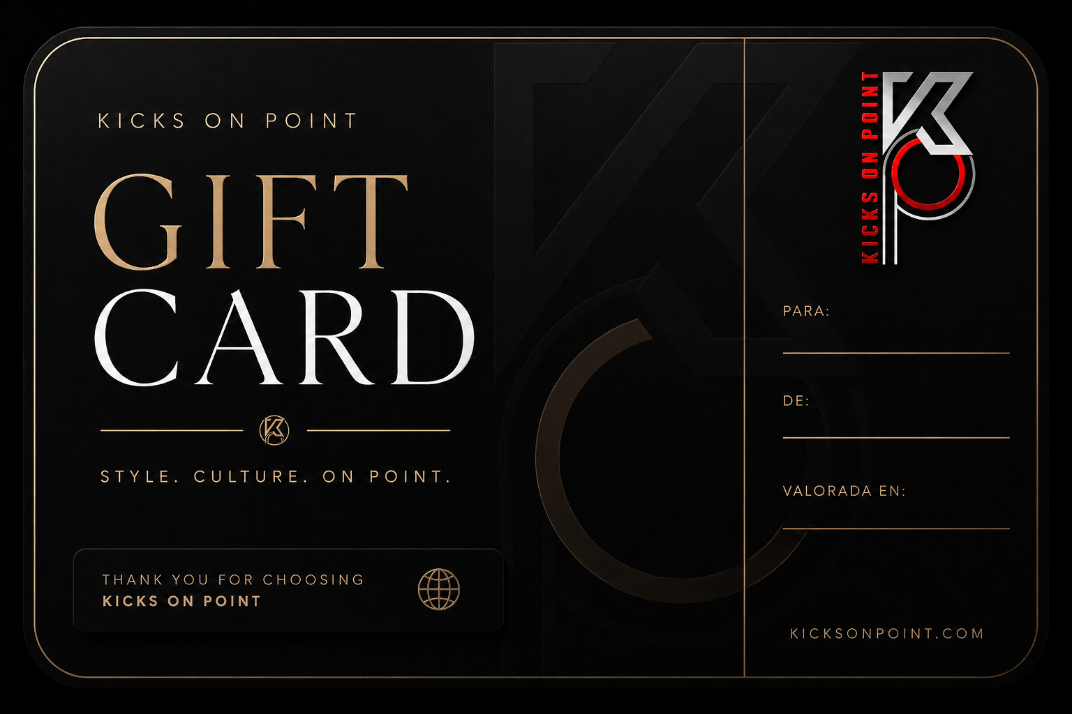 On Point GIFT Card