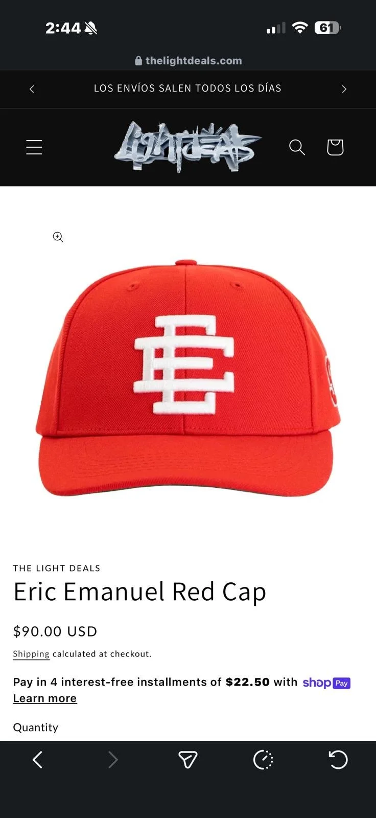 Eric Emanuel  Red Cap