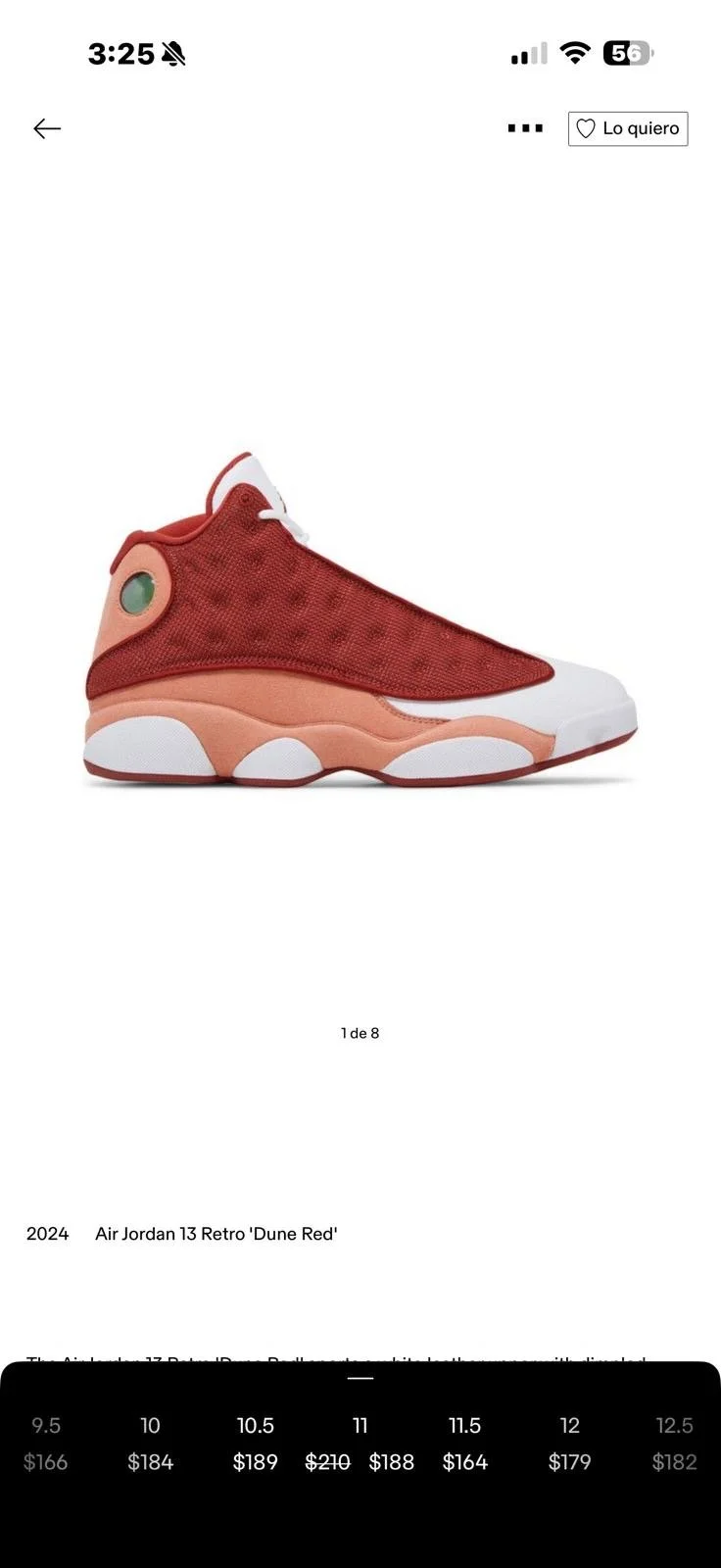 Air Jordan 13 Retro 'Dune Red’ (SZ 8)