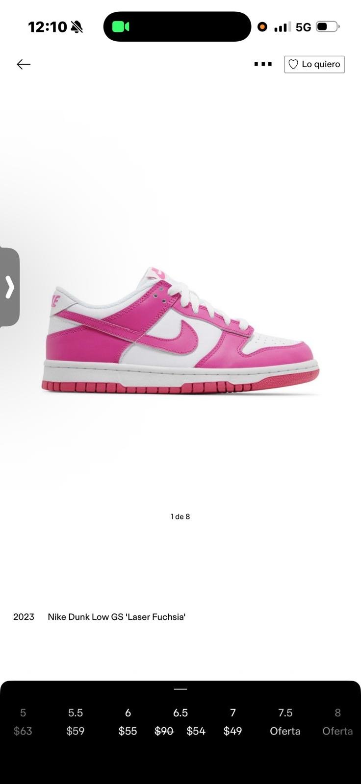 Nike Dunk Low GS 'Laser Fuchsia'