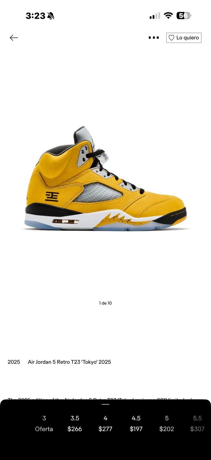 Air Jordan 5 Retro T23 'Tokyo' 2025 (SZ10.5)