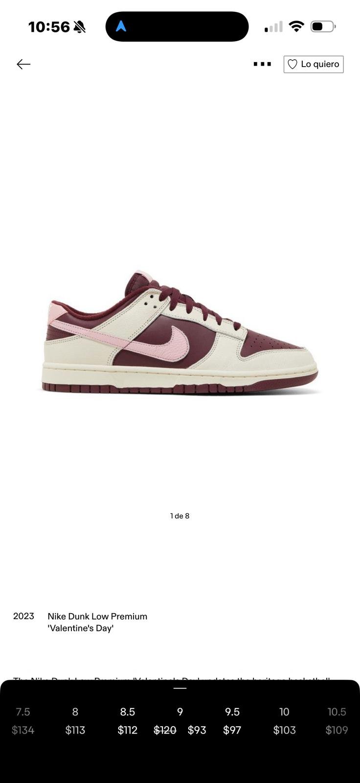 Nike Dunk Low Premium 'Valentine's Day' (SZ 10)