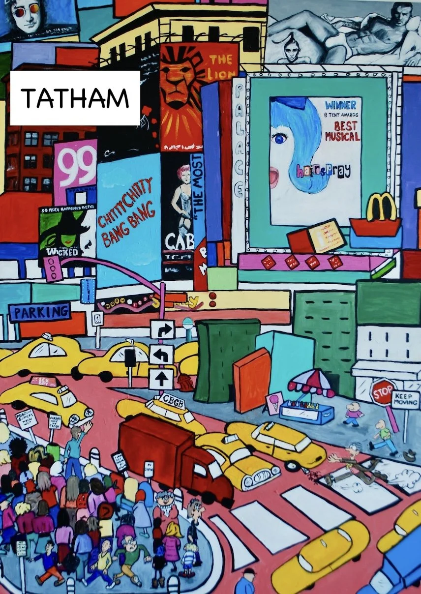 TIMES SQUARE
Acrylic on Canvas
4' x 6'
