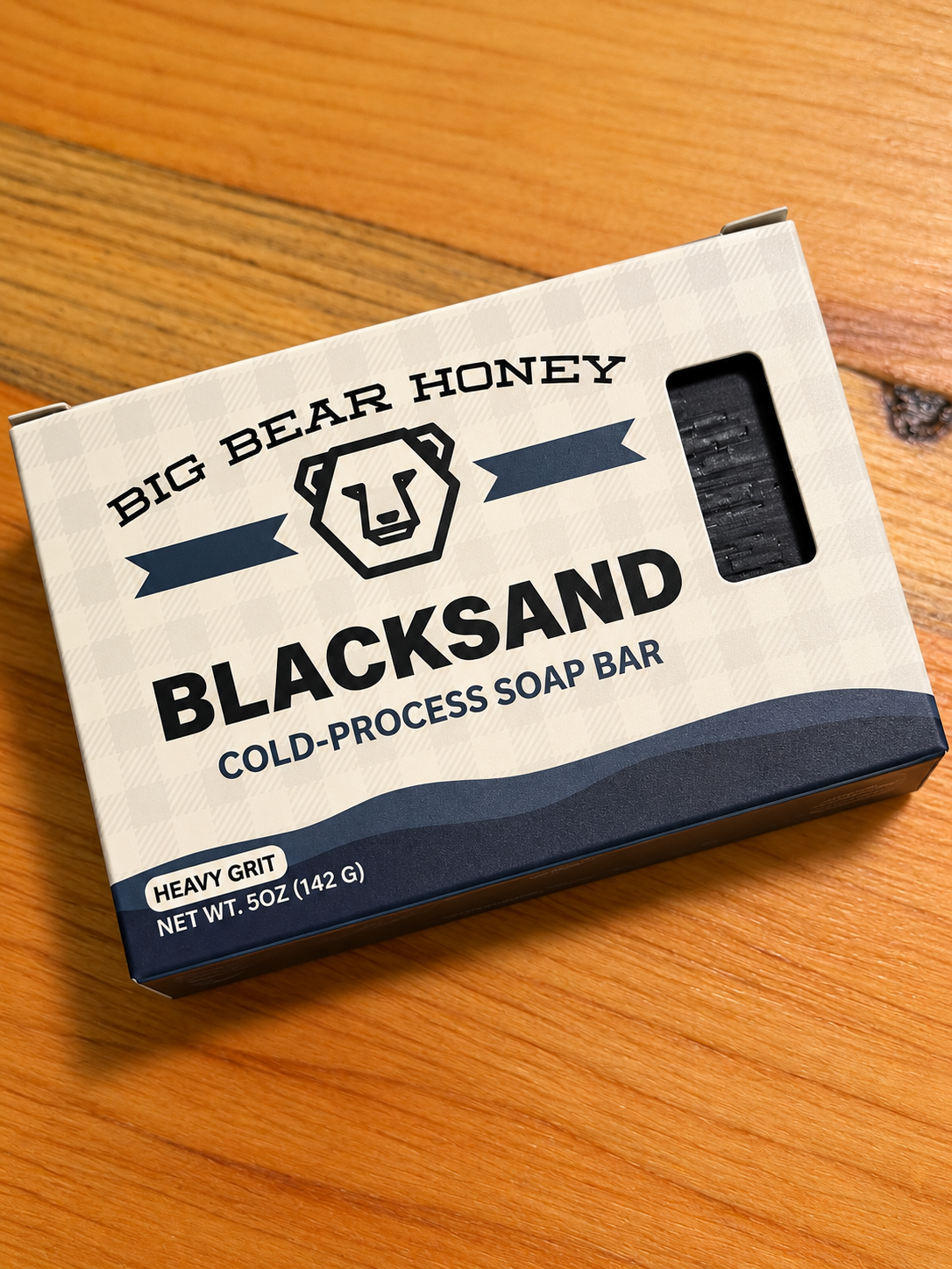 Honey Bear Black Sand Soap