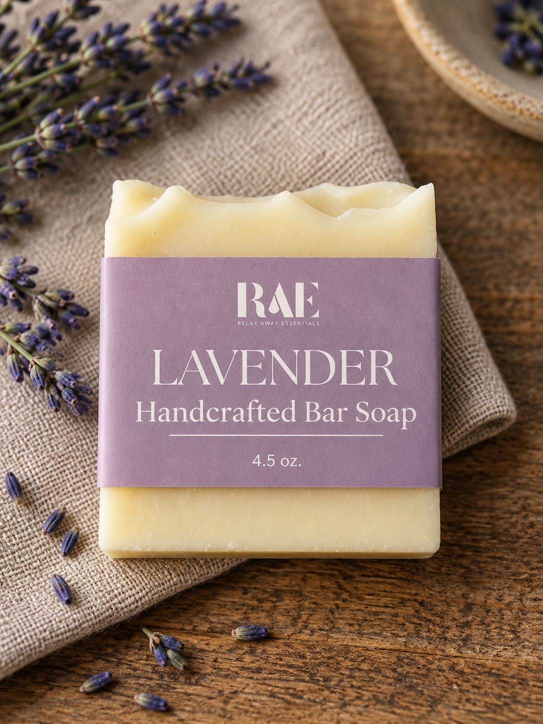 RAE Lavender Handcrafted Bar Soap