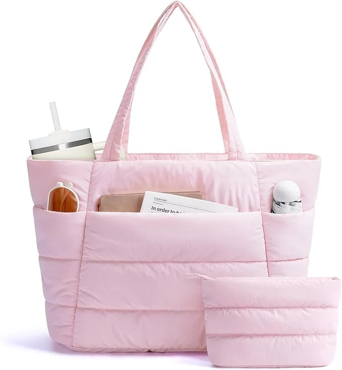 Narwey Nylon Puffer Tote Bag for Women (just for Test)