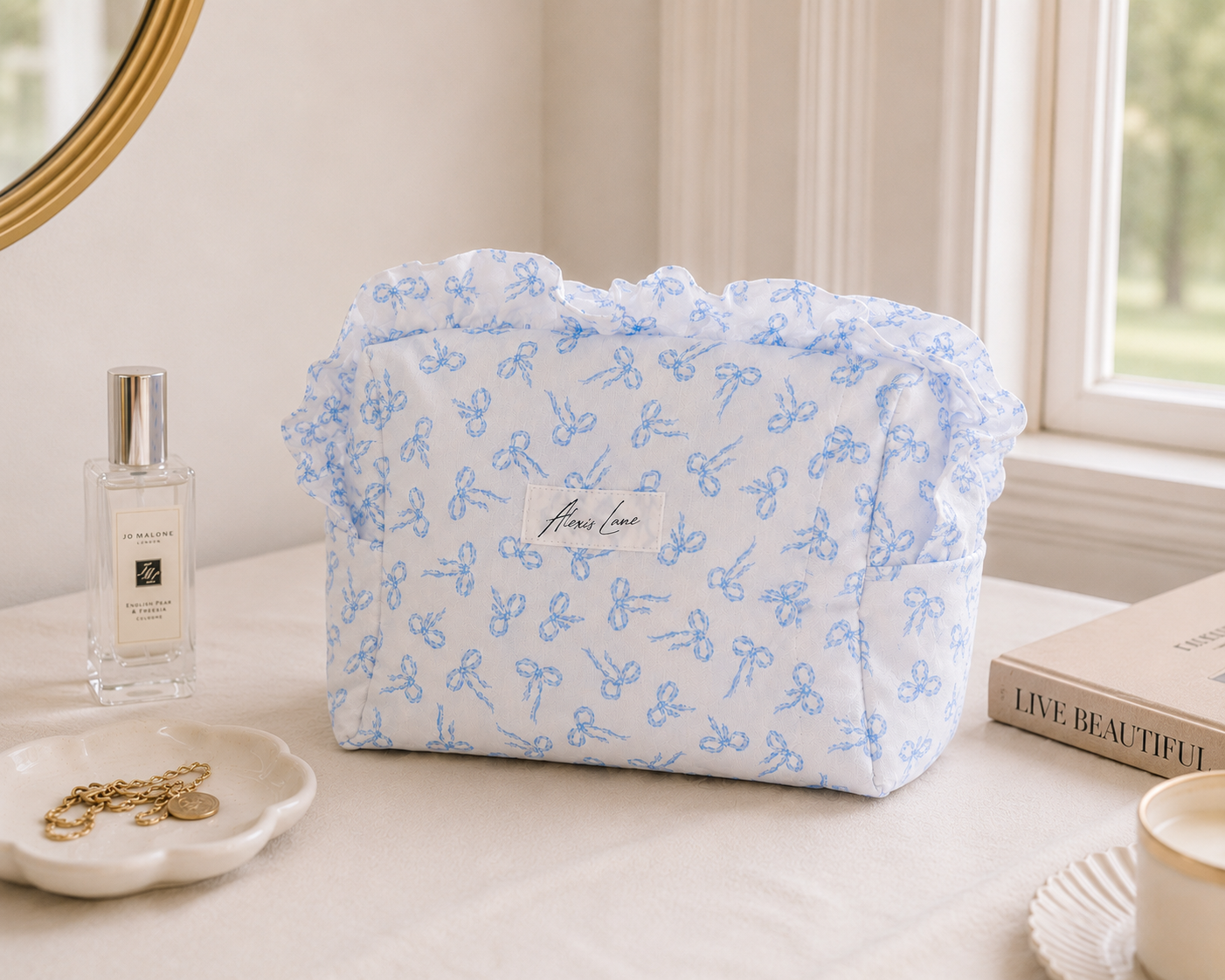 Large Everyday Essentials Makeup Bag - Whimsy