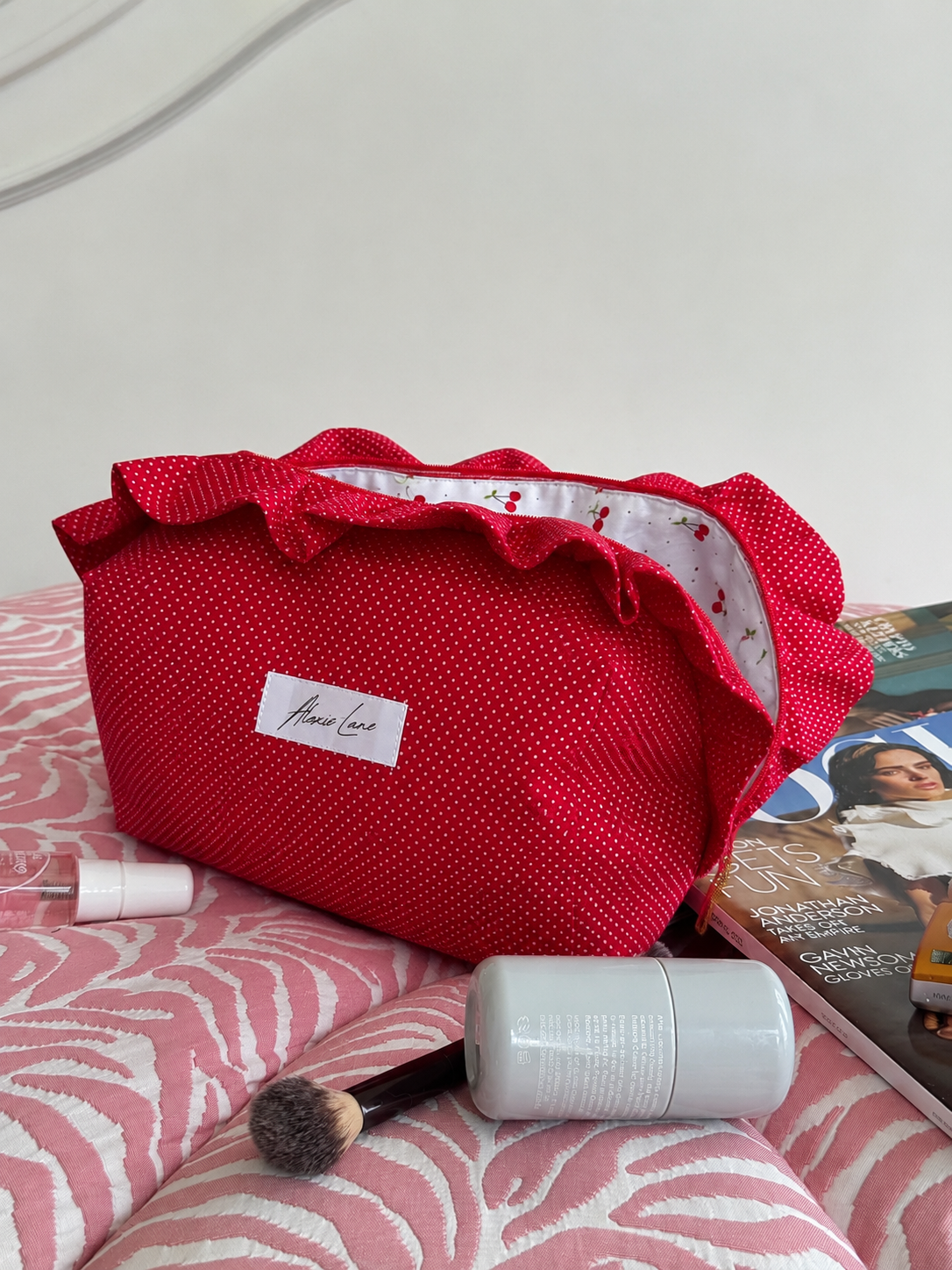 Large Everyday Essentials Makeup Bag - Poppy