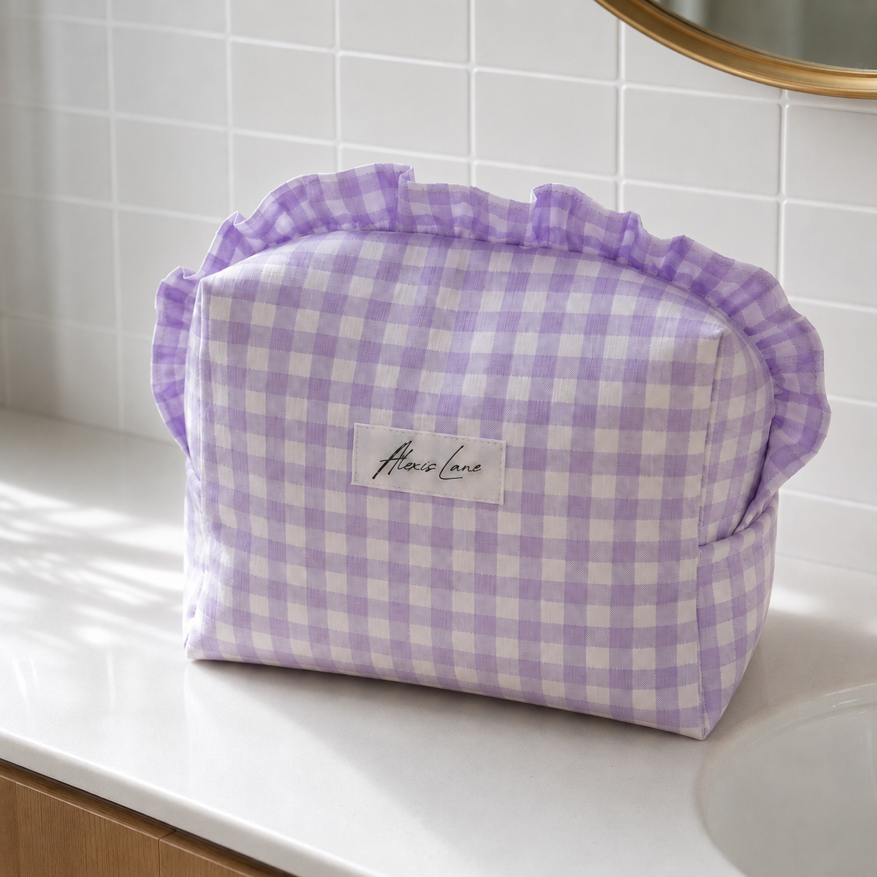 Large Everyday Essentials Makeup Bag - Lilac