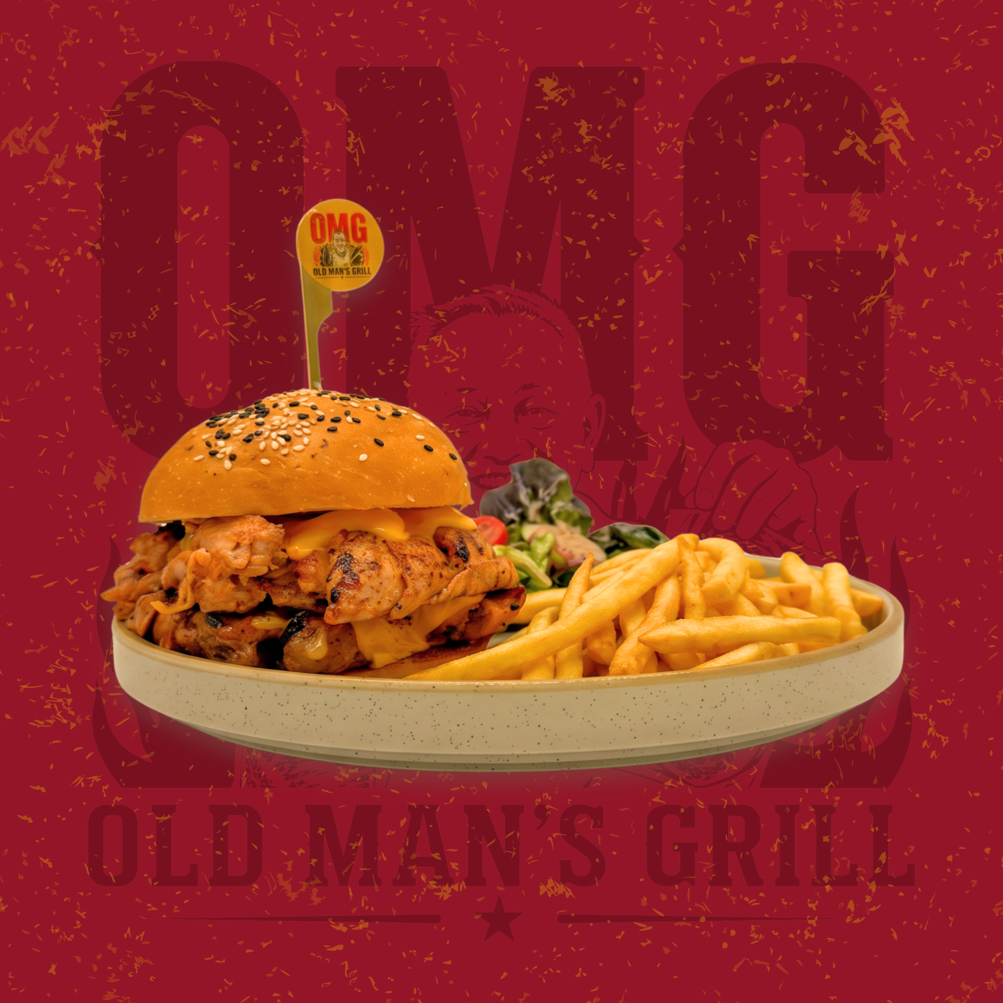 Old Man's Chicken Stack