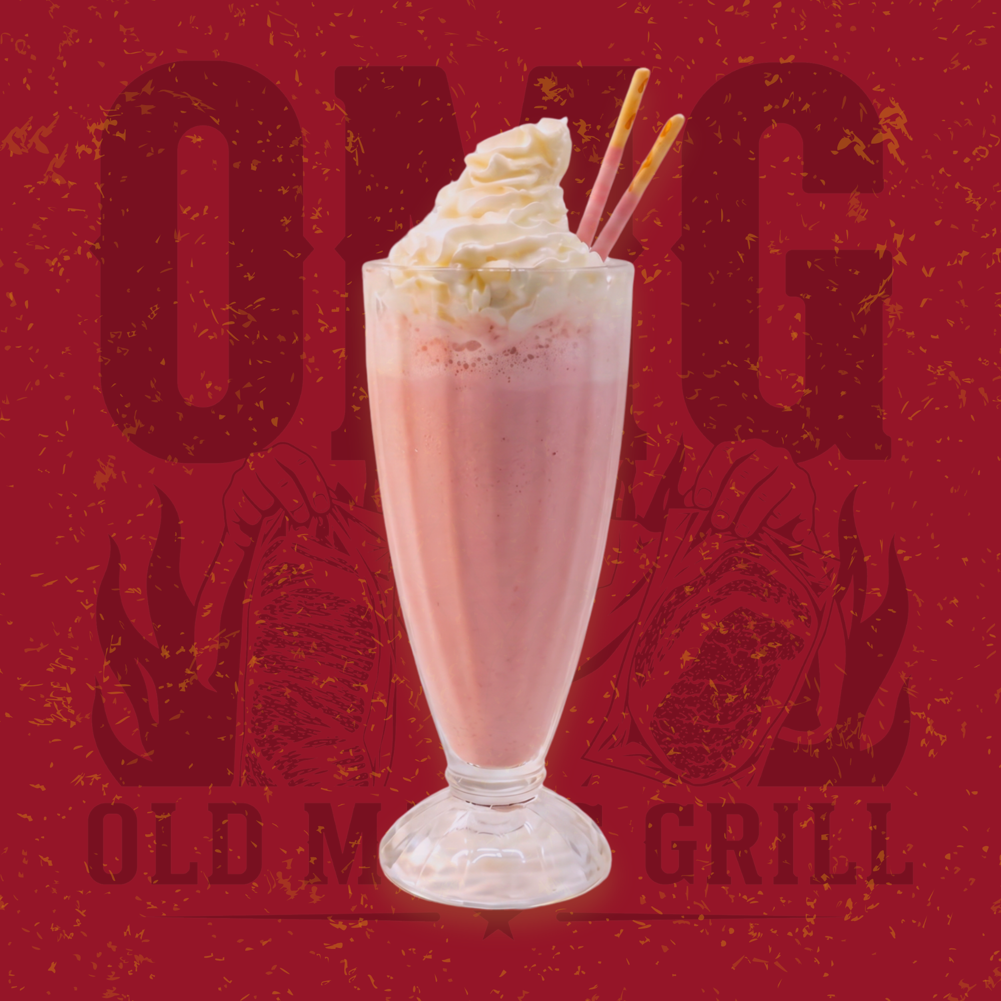 Pop's Strawberry Milkshake