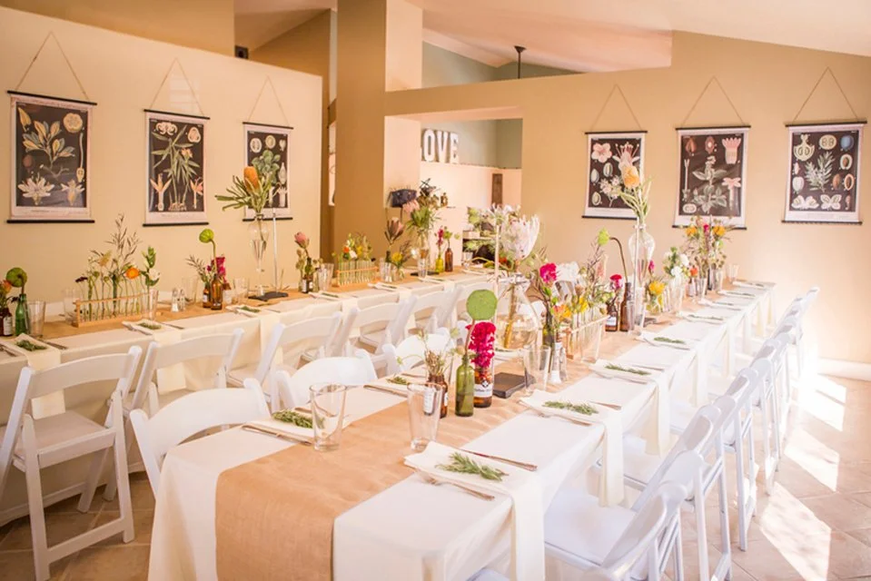 Bay Area Wedding Photographer | Eclectic Vintage Botanical Science Inspired Backyard Wedding - Part 1