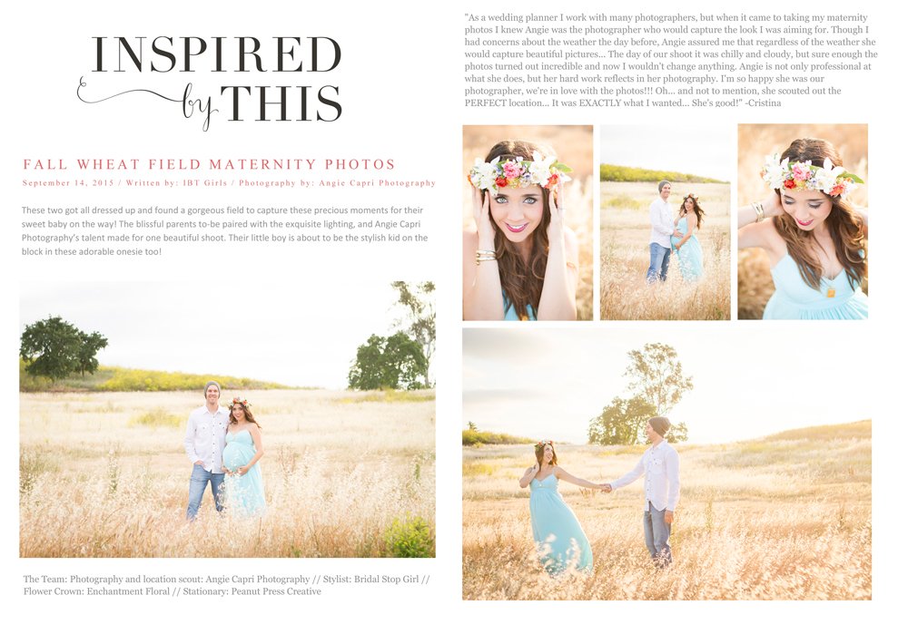 Featured | Bay Area Bohemian Maternity Lifestyle Photographer | Inspired By This