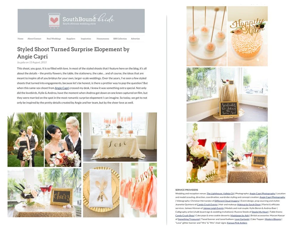 Featured | Same Sex Shoot Turned Surprise Proposal and Elopement | Southbound Bride