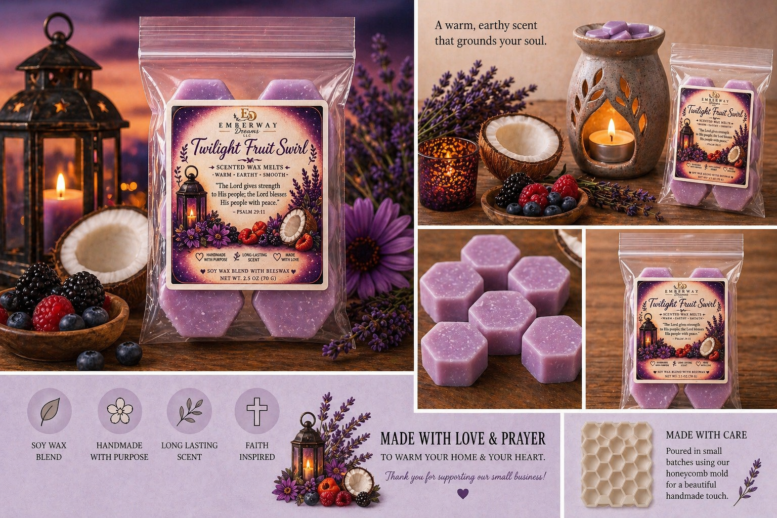 Twilight Fruit Swirl Wax Melts