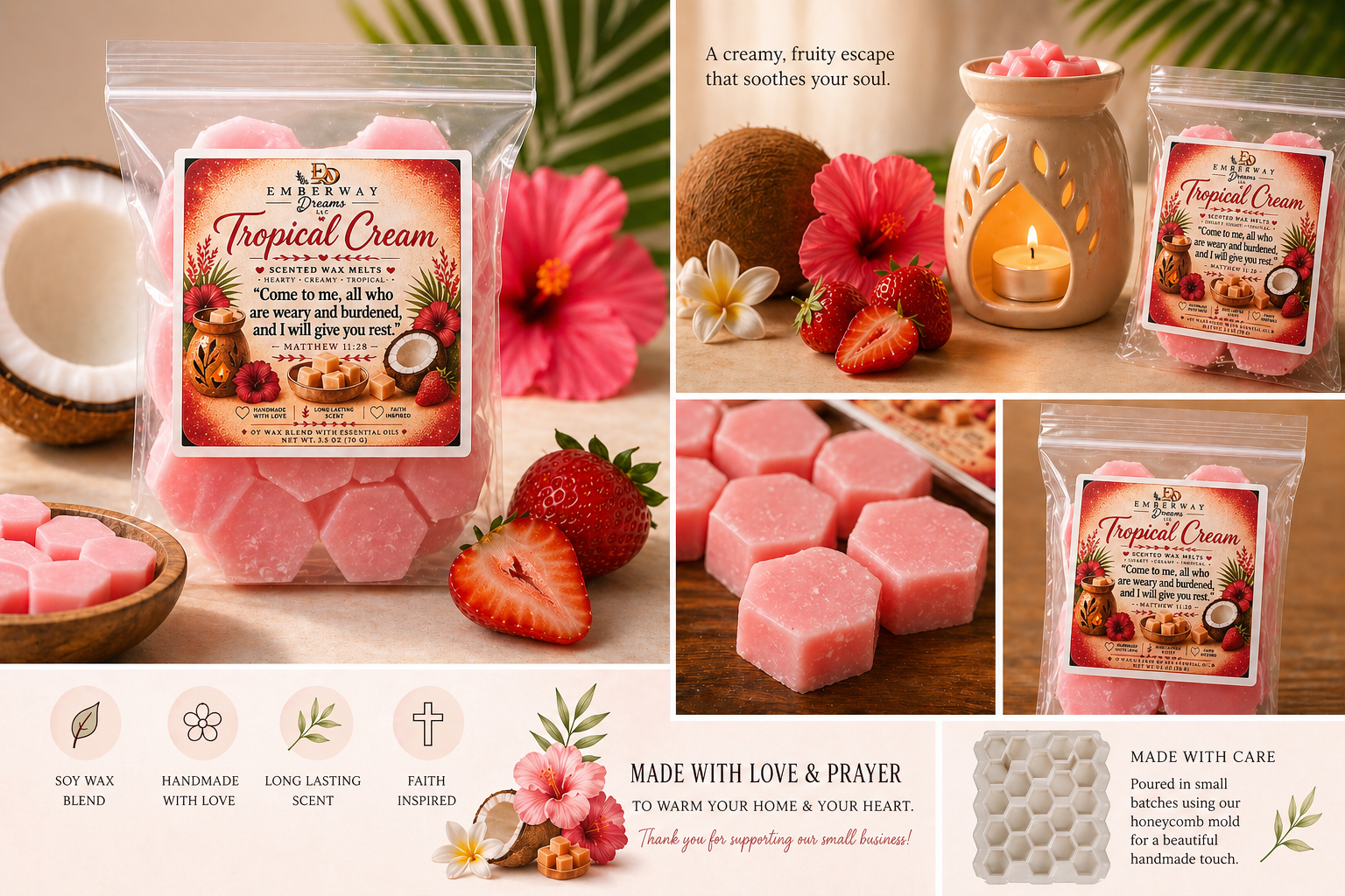 Tropical Cream Wax Melts