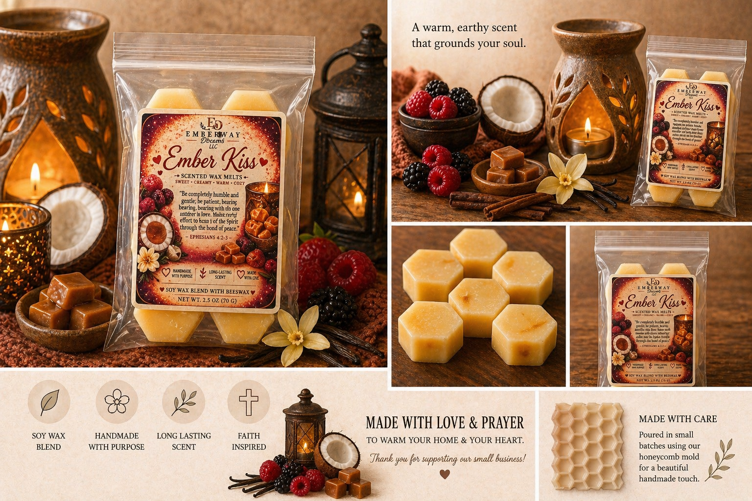 Ember Kiss Wax Melts