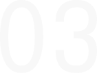 Number '03' displayed on a white background