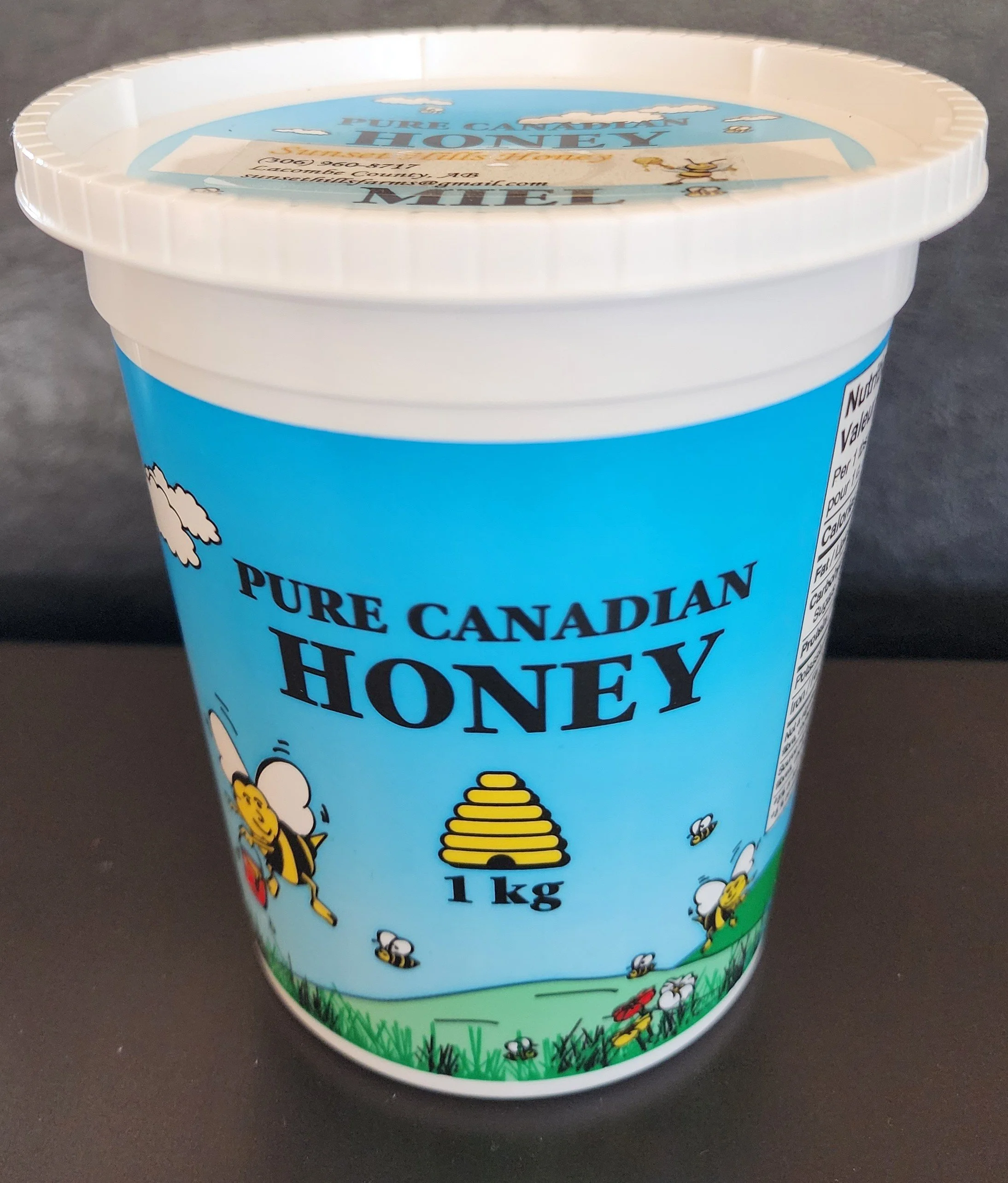 1kg double creamed honey