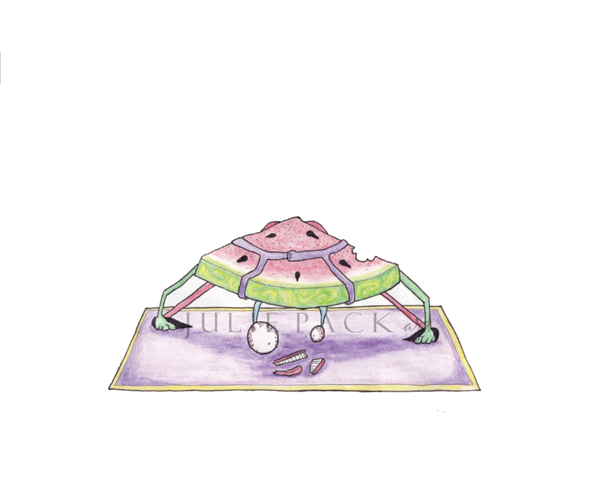 watermelon forward fold