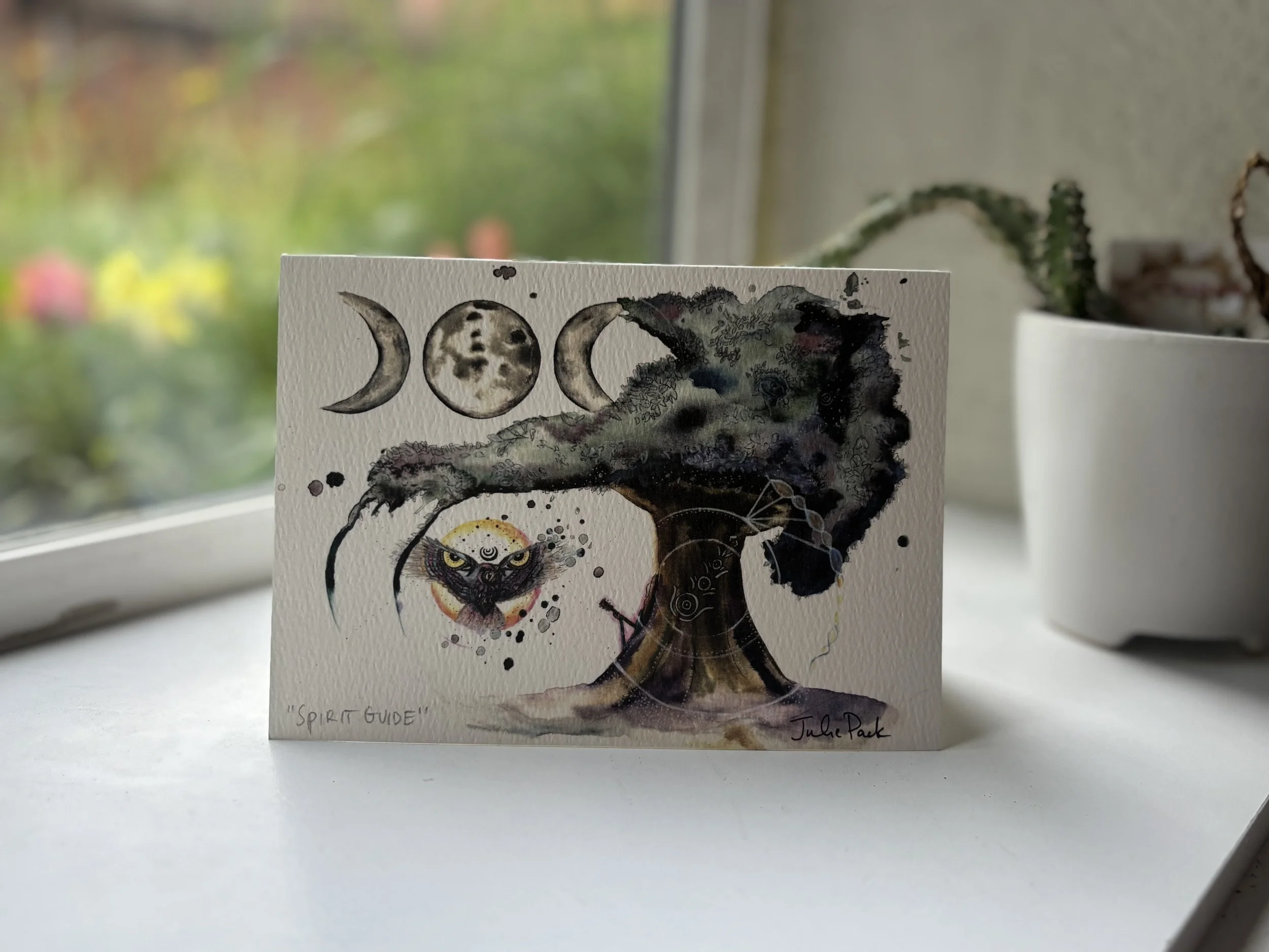 spirit guide greeting card
