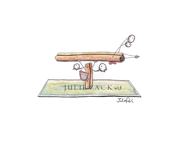 balancing (cinnamon) stick