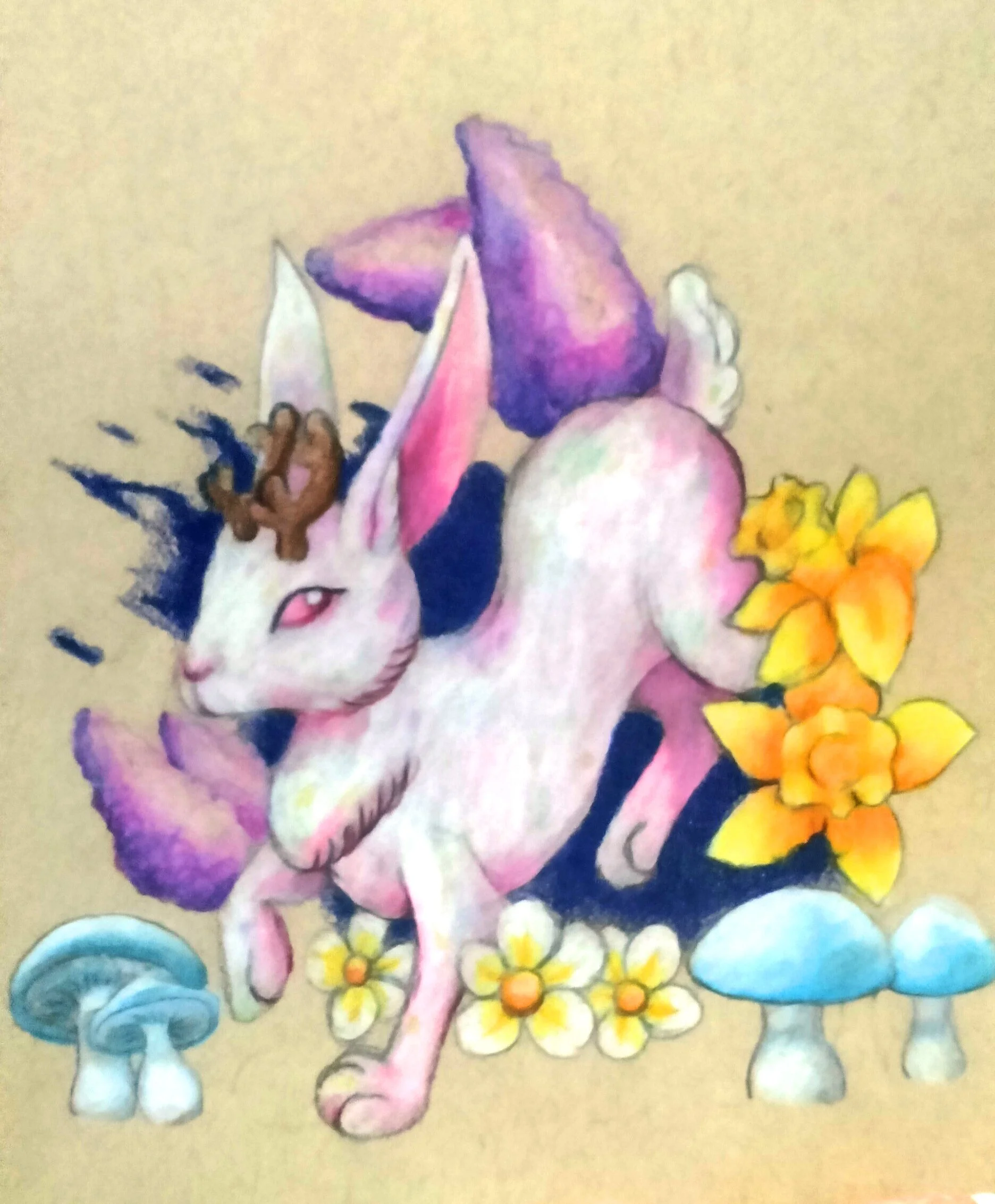 Jackalope in Spring