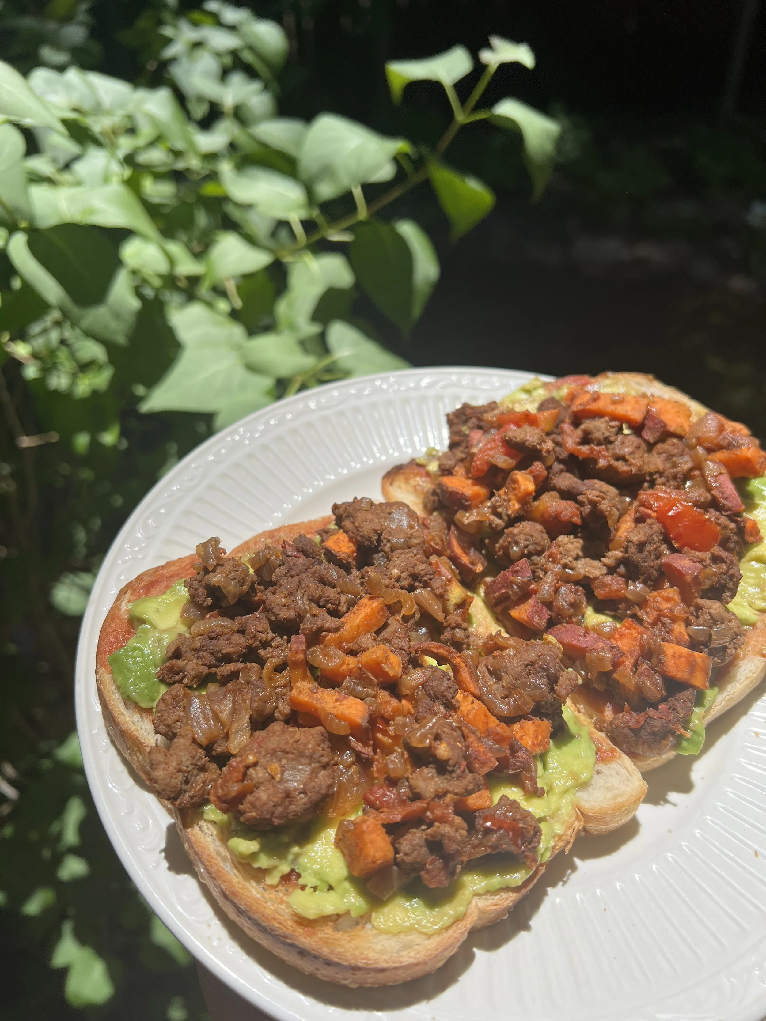 Avocado &amp; Venison Toast