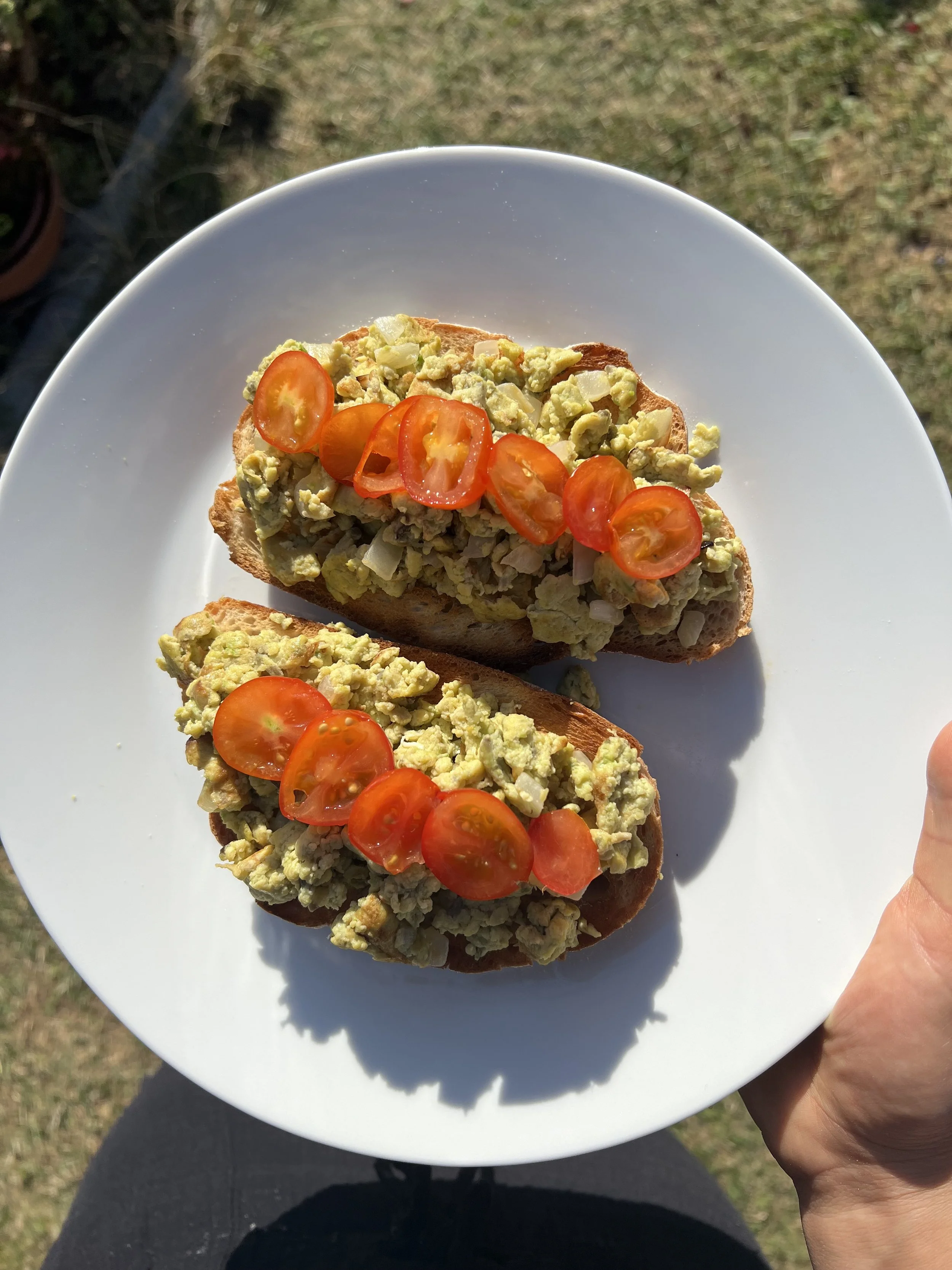 Avocado Egg Scramble