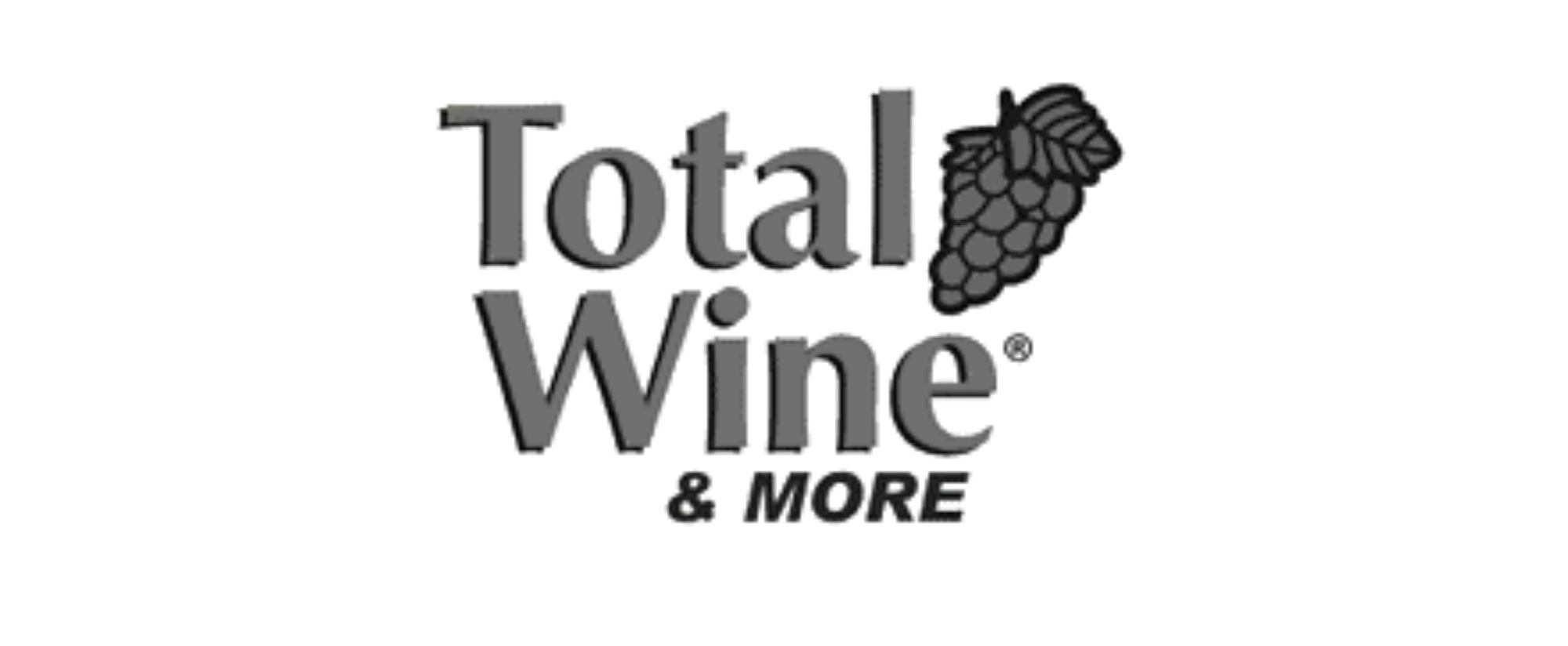 Total Wine logo with stylized wine grapes graphic.