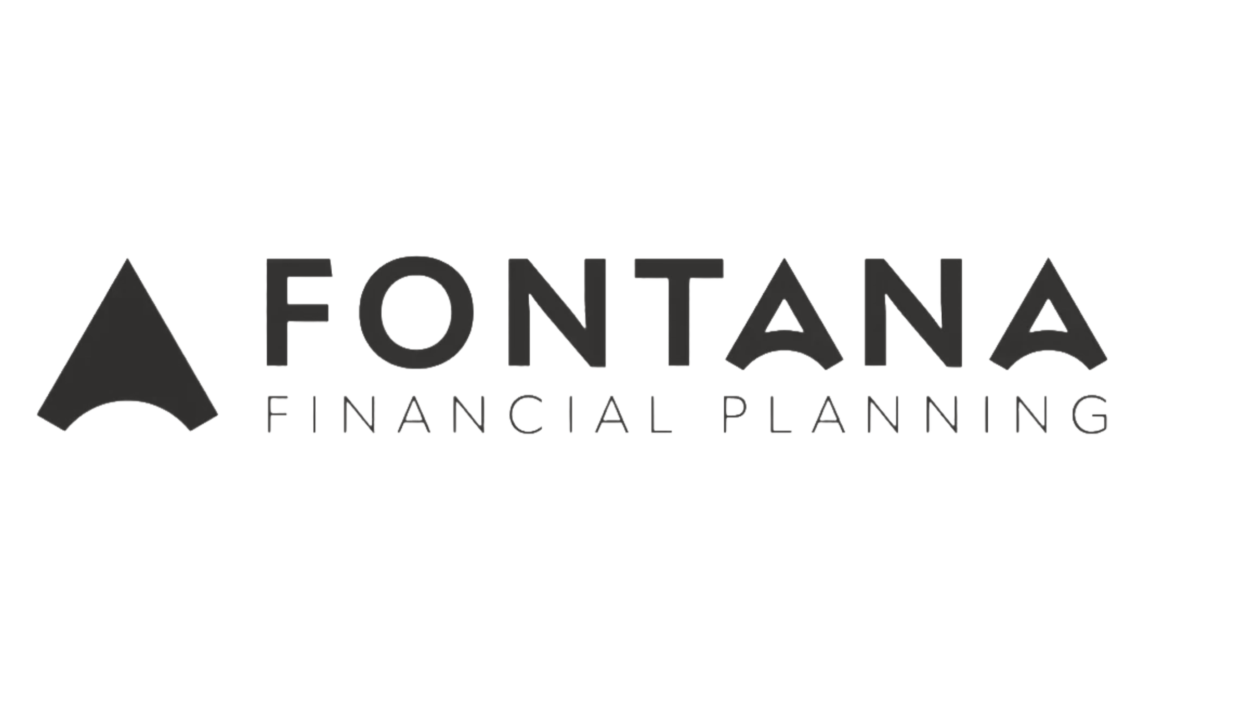 Logo of Fontana Financial Planning featuring a stylized mountain shape and company name in bold letters.