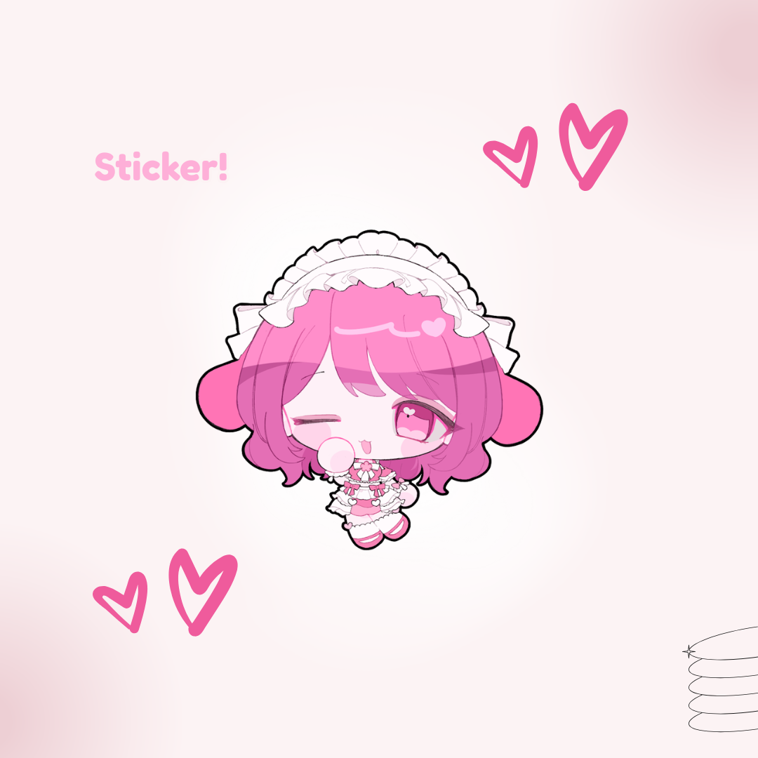 "Happy Birthday!" Rin Rin Birthday Sticker